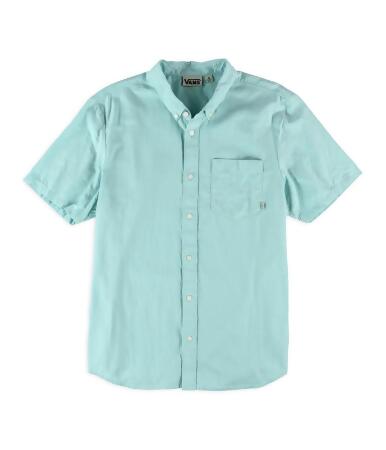 Ralph Lauren Mens Chambray Ss Button Up Shirt - 2XL