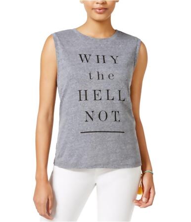Rachel Roy Womens Why The Hell Not Muscle Tank Top - XS