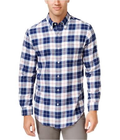 John Ashford Mens Flannel Button Up Shirt - S