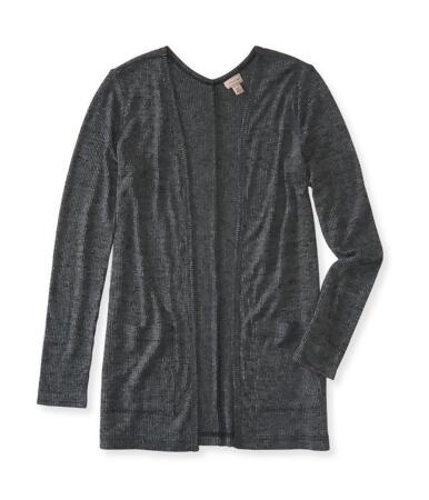 Aeropostale Womens Ribbed Open Front Cardigan Sweater - XS