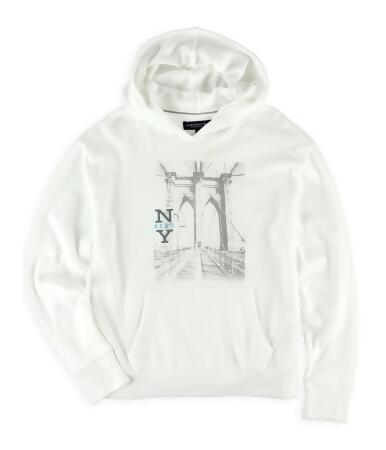 Aeropostale Womens Brooklyn Bridge Hoodie Sweatshirt - XL