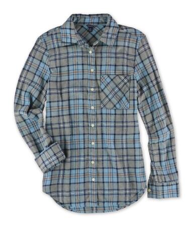 Aeropostale Womens Flannel Button Up Shirt - S