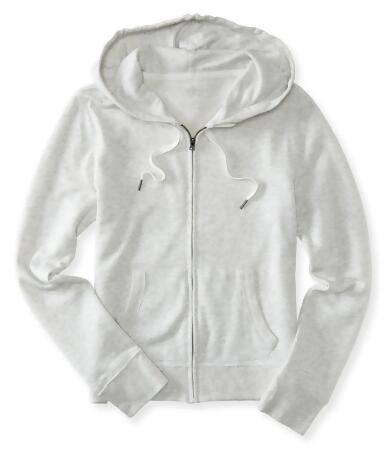Aeropostale Womens Solid Fleece Hoodie Sweatshirt - XS