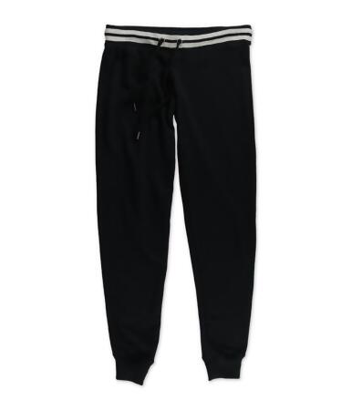 Aeropostale Womens Striped Fleece Casual Jogger Pants - L