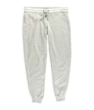 Aeropostale Womens Striped Fleece Casual Jogger Pants - L