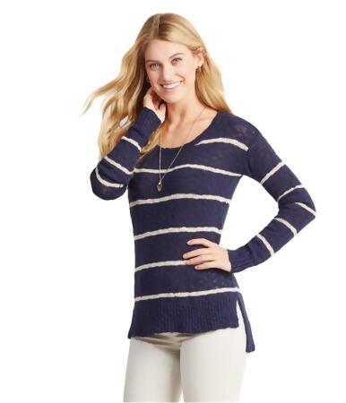 Aeropostale Womens Knit Striped Pullover Sweater - S