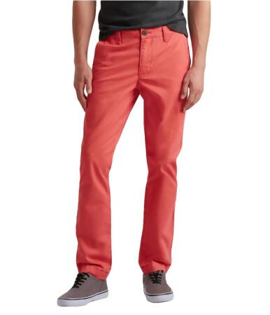 Aeropostale Mens Slim Straight Casual Chino Pants - 28