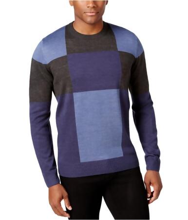 Tricots St Raphael Mens Patchwork Colorblock Pullover Sweater - XL
