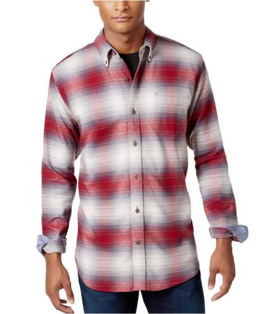 Weatherproof Mens Vintage Flannel Button Up Shirt - S