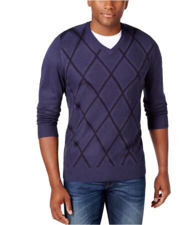 Tricots St Raphael Mens Diamond V Pullover Sweater - L