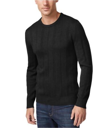 John Ashford Mens Stripe-Texture Pullover Sweater - XL