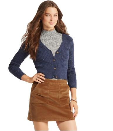 Aeropostale Womens Shrunken Cardigan Sweater - M