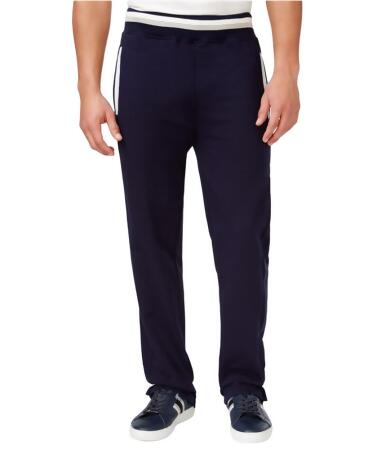 Sean John Mens Taped French Terry Athletic Track Pants - L