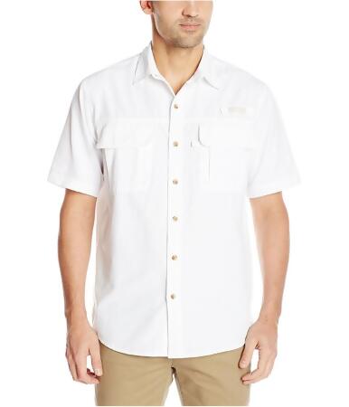 G.h. Bass Co. Mens Performance Vented Button Up Shirt - M