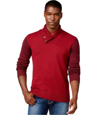 Sean John Mens Colorblock Twist Shawl Sweater - XL