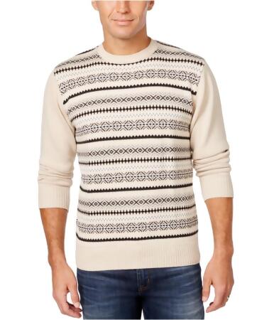 Weatherproof Mens Vintage Fair Isle Knit Sweater - L