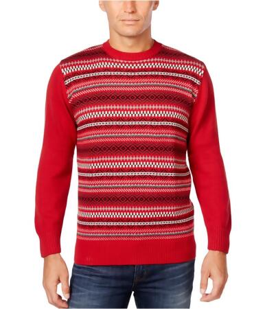 Weatherproof Mens Vintage Fair Isle Knit Sweater - L