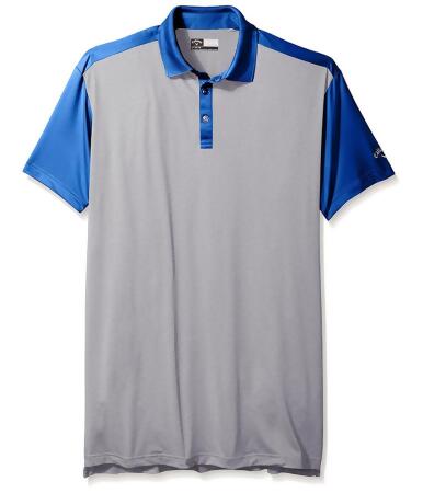 Callaway Mens Colorblocked Performance Rugby Polo Shirt - LT