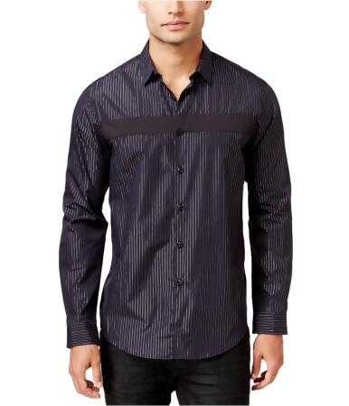 I-n-c Mens Joyous Pieced Button Up Shirt - M