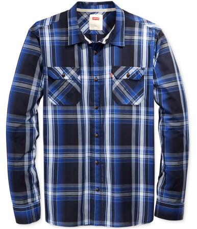 Levi's Mens Marled Work Button Up Shirt - L