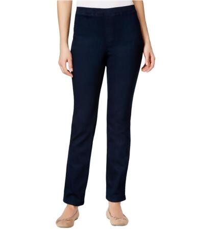 Karen Scott Womens Straight-Leg Casual Trousers - PS