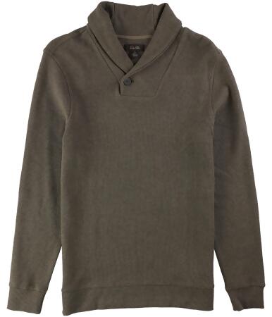 Tasso Elba Mens Textured Shawl Collar Pullover Sweater - S