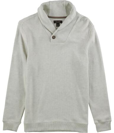 Tasso Elba Mens Textured Shawl Collar Pullover Sweater - M