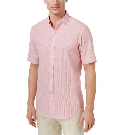 Club Room Mens Dot Dash Button Up Shirt - M