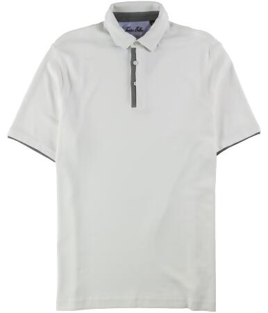 Tasso Elba Mens Supima Rugby Polo Shirt - S