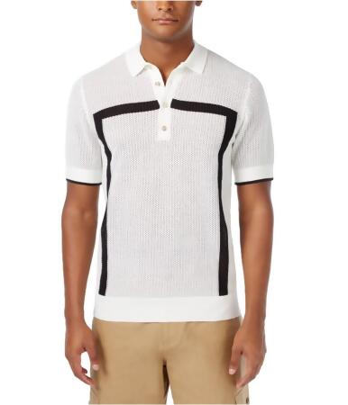 Sean John Mens Sweater-Knit Rugby Polo Shirt - XL