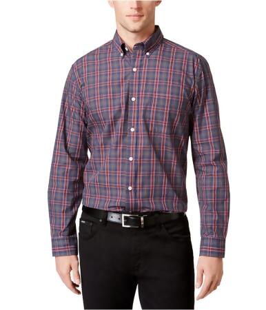 Tricots St Raphael Mens Plaid Button Up Shirt - 2XLT