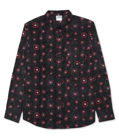 Jem Mens Deadpool Button Up Shirt - S