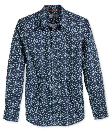 American Rag Mens Floral Button Up Shirt - S