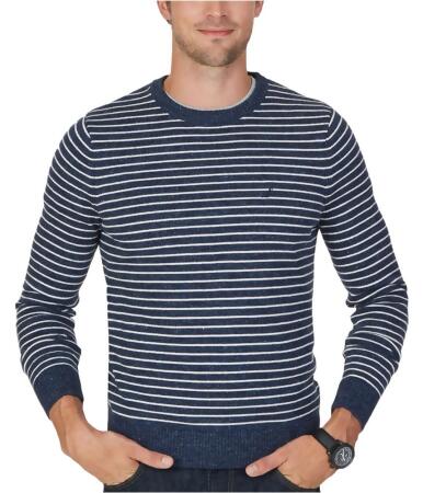 Nautica Mens Fine Striped Pullover Sweater - XL