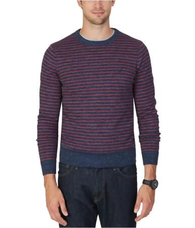 Nautica Mens Fine Striped Pullover Sweater - 2XL