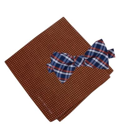 Tommy Hilfiger Mens Grid And Dot Neck Tie Set - Short (under 57 in.)