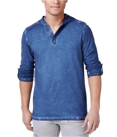 I-n-c Mens Vintage Dyed Henley Shirt - 2XL