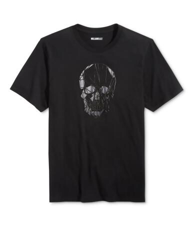 William Rast Mens Skull Head Graphic T-Shirt - S