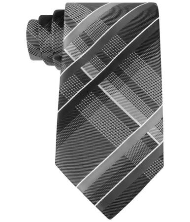 Geoffrey Beene Mens Fearless Plaid Necktie - Classic (57 To 59 in.)