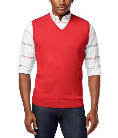 Club Room Mens Knit V-Neck Sweater Vest - L