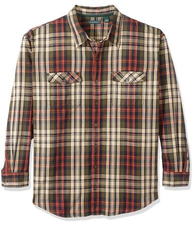 G.h. Bass Co. Mens Mountain Twill Button Up Shirt - 4XLT