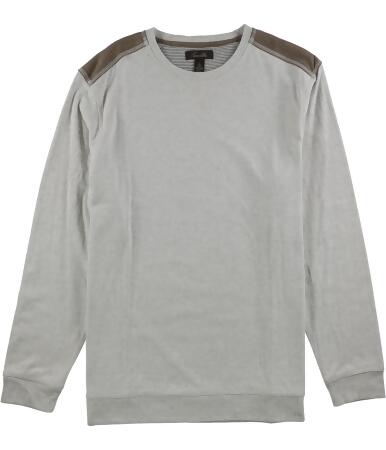 Tasso Elba Mens Shoulder Patch Pullover Sweater - L