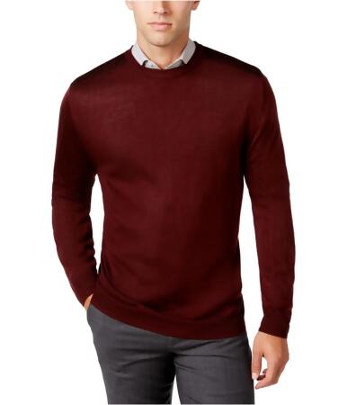 Ryan Seacrest Distinction Mens Contrast-Shoulder Pullover Sweater - M