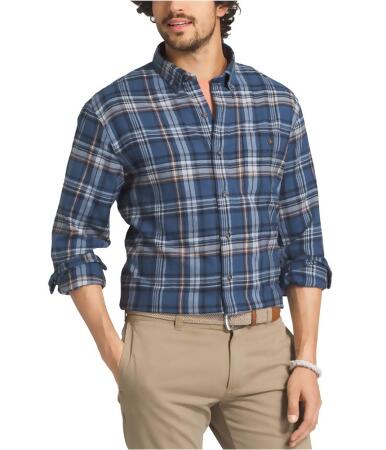 G.h. Bass Co. Mens Plaid Flannel Button Up Shirt - 4XLT
