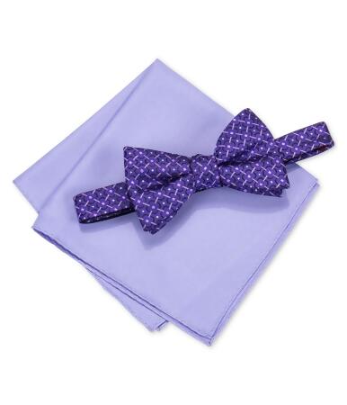 Alfani Mens Geo Print Bow Neck Tie Set - Short (under 57 in.)