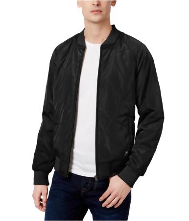 William Rast Mens Zane Quilted Bomber Jacket - L