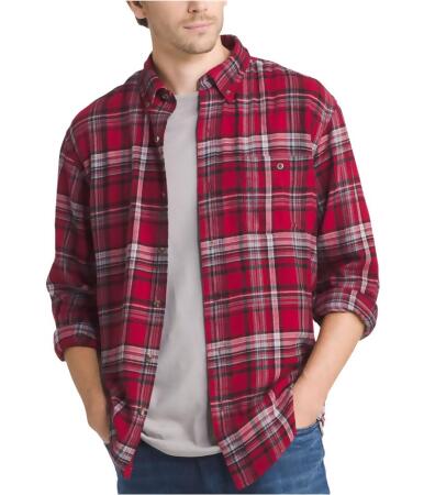 G.h. Bass Co. Mens Plaid Flannel Button Up Shirt - 3XL