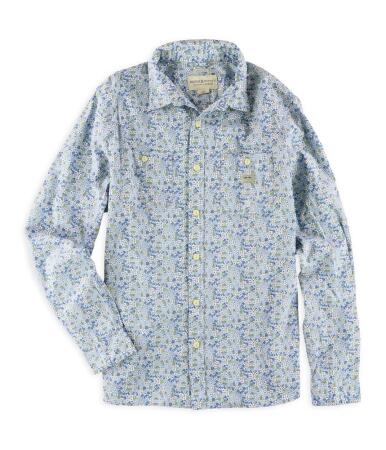 Ralph Lauren Mens Printed Oxford Button Up Shirt - S