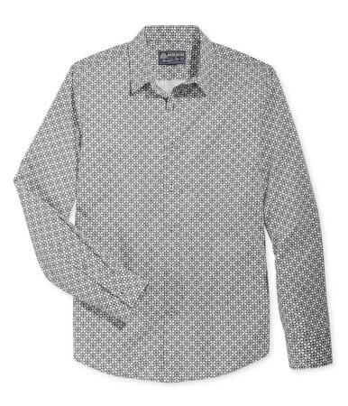 American Rag Mens Severin Geo-Print Button Up Shirt - S