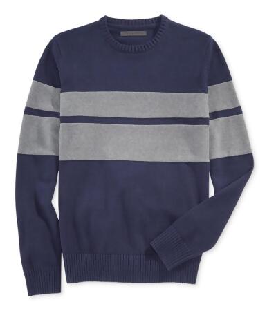 Sean John Mens Double-Stripe Pullover Sweater - L